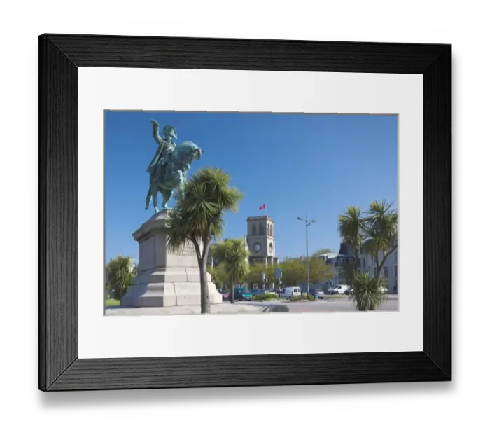 Framed Print : France, Normandy Region, Manche Department, Cherbourg-Octeville, Place Napoleon Framed Print : France, Normandy Region, Manche Department, Cherbourg-Octeville, Place Napoleon