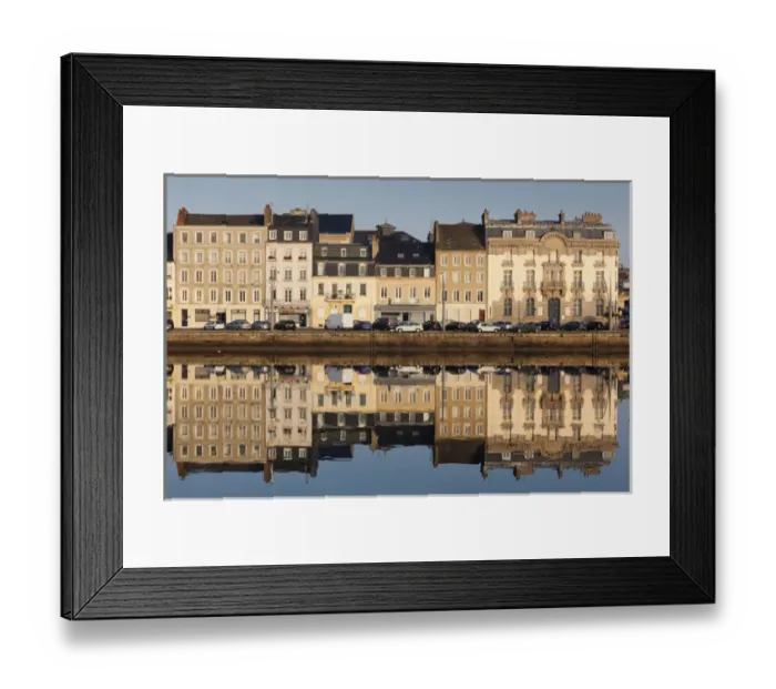 Framed Print : France, Normandy Region, Manche Department, Cherbourg-Octeville, Bassin du Commerce basin Framed Print : France, Normandy Region, Manche Department, Cherbourg-Octeville, Bassin du Commerce basin