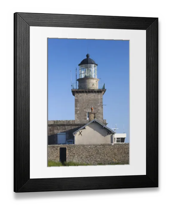 Framed Print : France, Normandy Region, Manche Department, Barneville-Carteret, Cap de Carteret