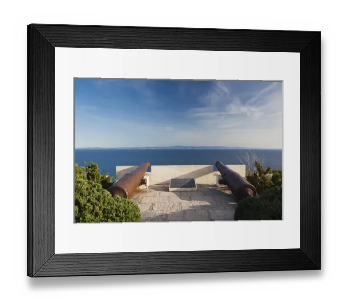 Framed Print : France, Corsica, Corse-du-Sud Department, Corsica South Coast Region, Bonifacio
