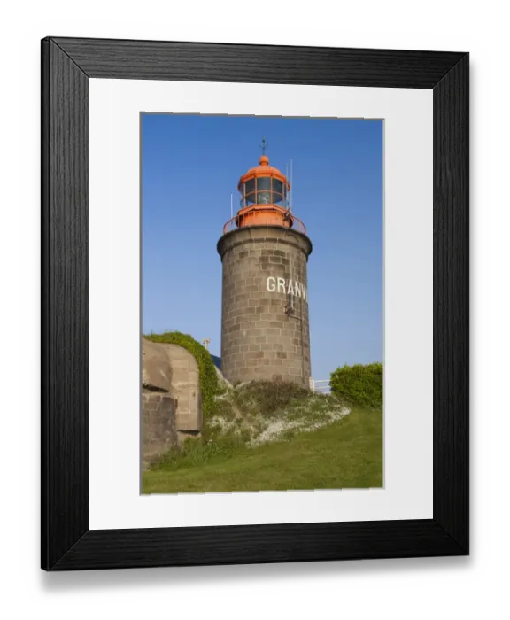 Framed Print : France, Normandy Region, Manche Department, Granville, Granville lighthouse Framed Print : France, Normandy Region, Manche Department, Granville, Granville lighthouse