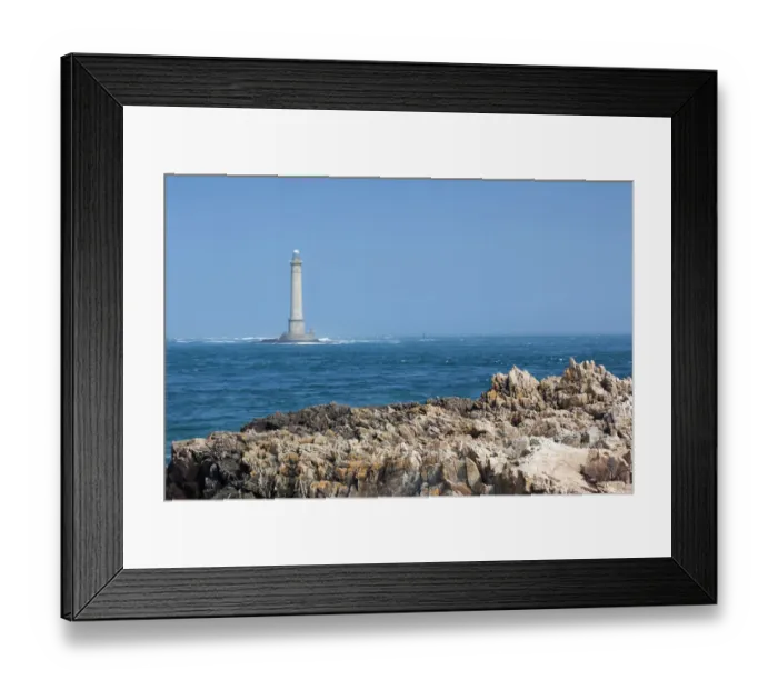 Framed Print : France, Normandy Region, Manche Department, Goury, Cap de la Hague lighthouse