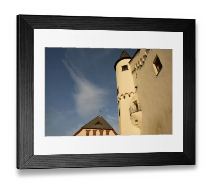 Framed Print : Germany, Rhineland-Palatinate, Braubach, Marksburg Castle Framed Print : Germany, Rhineland-Palatinate, Braubach, Marksburg Castle