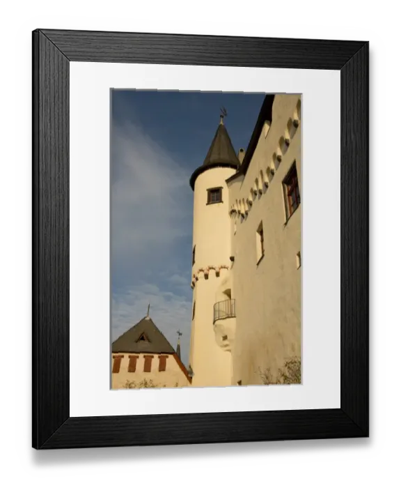 Framed Print : Germany, Rhineland-Palatinate, Braubach, Marksburg Castle Framed Print : Germany, Rhineland-Palatinate, Braubach, Marksburg Castle