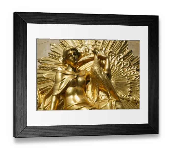 Framed Print : LEIPZIG18538-2012-BARTRUFF. JPG - Golden statuary decorates the downtown Commerz Bank in Leipzig Framed Print : LEIPZIG18538-2012-BARTRUFF. JPG - Golden statuary decorates the downtown Commerz Bank in Leipzig