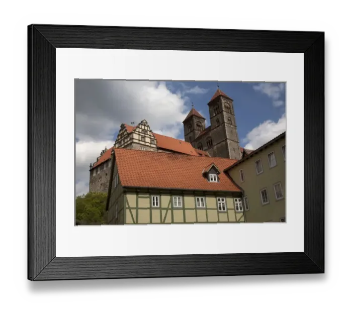 Framed Print : QUEDLINBURG18132-2012-BARTRUFF. CR2 - Romanesque St Framed Print : QUEDLINBURG18132-2012-BARTRUFF. CR2 - Romanesque St
