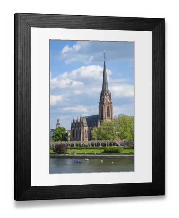 Framed Print : Europe, Germany, Hessen, Frankfurt, DreikoIonigskirche, church Framed Print : Europe, Germany, Hessen, Frankfurt, DreikoIonigskirche, church