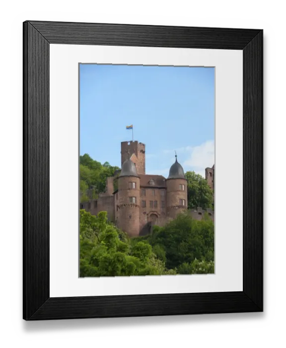 Framed Print : Europe, Germany, Bayern, Bavaria, Wertheim, castle Framed Print : Europe, Germany, Bayern, Bavaria, Wertheim, castle