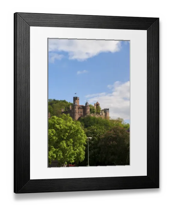 Framed Print : Europe, Germany, Bayern, Bavaria, Wertheim, castle Framed Print : Europe, Germany, Bayern, Bavaria, Wertheim, castle