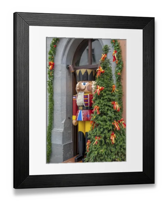 Framed Print : Europe, Germany, Baden-Wurttemberg, Rothenberg ob der Tauber, Rothenberg, Kathe Wohlfahrt