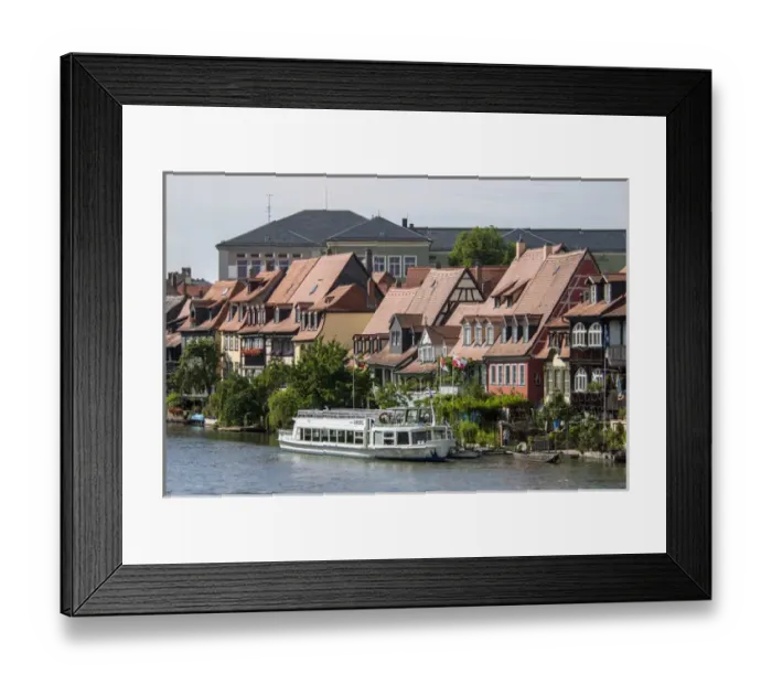 Framed Print : Europe, Germany, Bamberg, Fishermens houses, Little Venice Framed Print : Europe, Germany, Bamberg, Fishermens houses, Little Venice