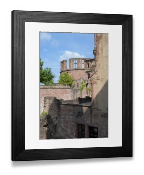 Framed Print : Europe, Germany, Baden-Wurttemberg, Heidelberg, Heidelberg Castle, tower ruin Framed Print : Europe, Germany, Baden-Wurttemberg, Heidelberg, Heidelberg Castle, tower ruin