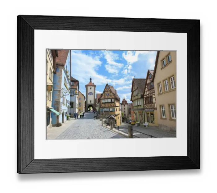 Framed Print : Europe, Germany, Baden-Wurttemberg, Rothenberg ob der Tauber, Rothenberg, street scene Framed Print : Europe, Germany, Baden-Wurttemberg, Rothenberg ob der Tauber, Rothenberg, street scene