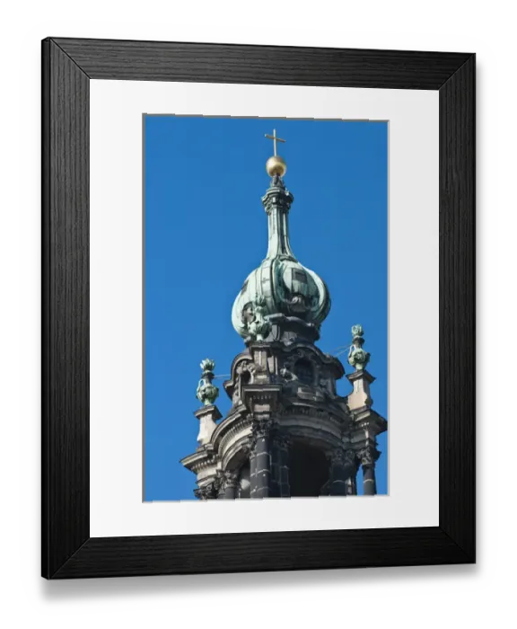 Framed Print : The hofkirche (Church of the Court) Dresden, Germany