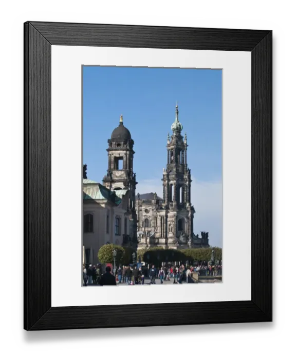 Framed Print : The hofkirche (Church of the Court) Dresden, Germany