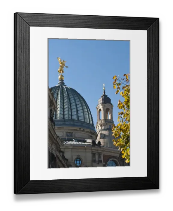 Framed Print : Glass dome on the Kunstverein building, Dresden, Germany Framed Print : Glass dome on the Kunstverein building, Dresden, Germany