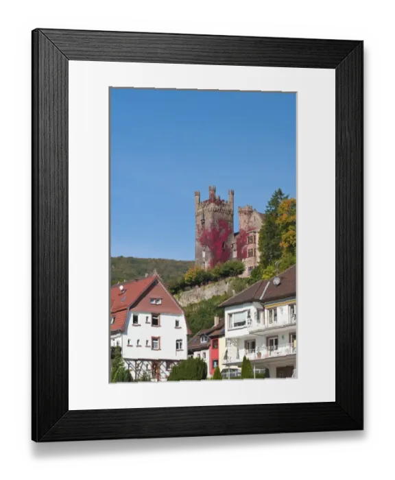 Framed Print : The Mittelburg (Middle Castle) in Neckarsteinach, Germany Framed Print : The Mittelburg (Middle Castle) in Neckarsteinach, Germany