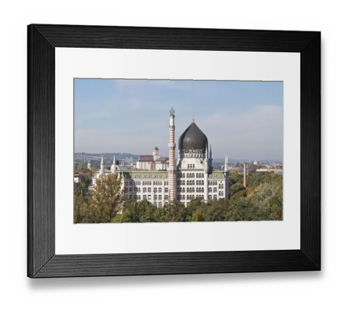 Framed Print : Yenidze Cigarette Factory Dresden, germany