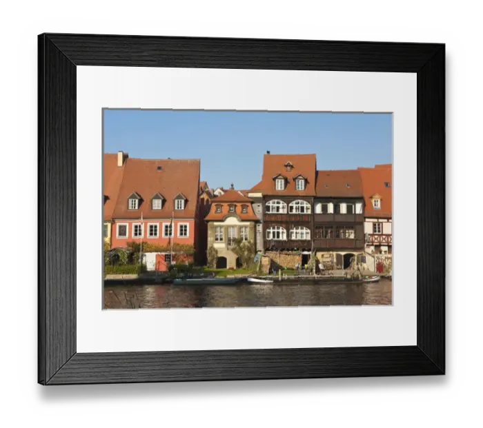 Framed Print : Little Venice (Klein Venedig) and River Regnitz in Bamberg, Germany Framed Print : Little Venice (Klein Venedig) and River Regnitz in Bamberg, Germany