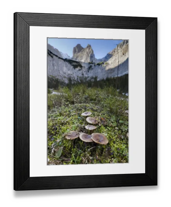 Framed Print : Valley Hoellental, Wetterstein mountain chain with Mt Framed Print : Valley Hoellental, Wetterstein mountain chain with Mt