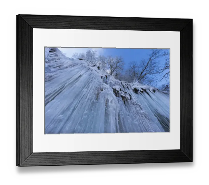 Framed Print : The frozen Schleierfaelle (veil falls) in Upper Bavaria tumbling into river Ammer Framed Print : The frozen Schleierfaelle (veil falls) in Upper Bavaria tumbling into river Ammer