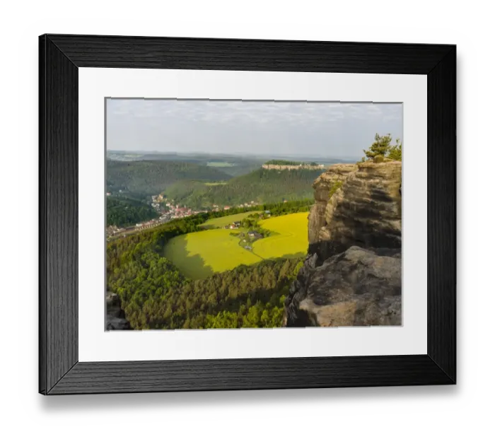 Framed Print : Elbe Sandstone Mountains (Elbsandsteingebirge) in the Saxon Switzerland NP (Saechsische Framed Print : Elbe Sandstone Mountains (Elbsandsteingebirge) in the Saxon Switzerland NP (Saechsische