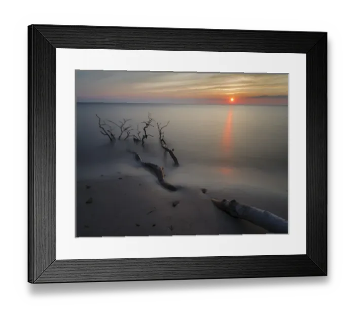 Framed Print : The Weststrand (western beach) on the Darss Peninsula
