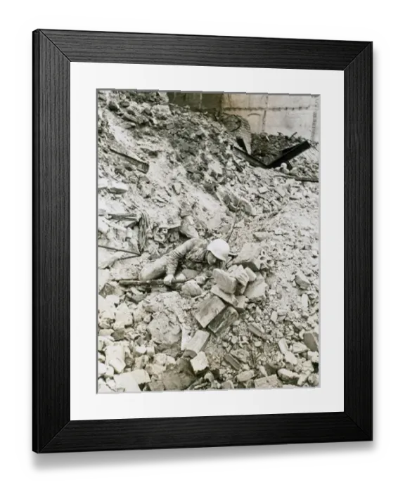 Framed Print : WORLD WAR II. German army tactical exercises Framed Print : WORLD WAR II. German army tactical exercises