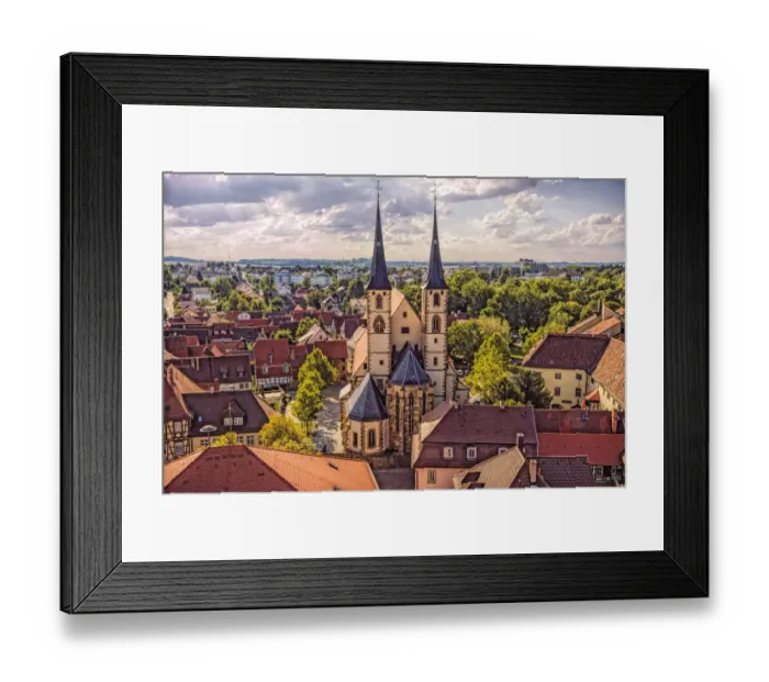 Framed Print : Bad Wimpfen, Germany: Old-town Framed Print : Bad Wimpfen, Germany: Old-town