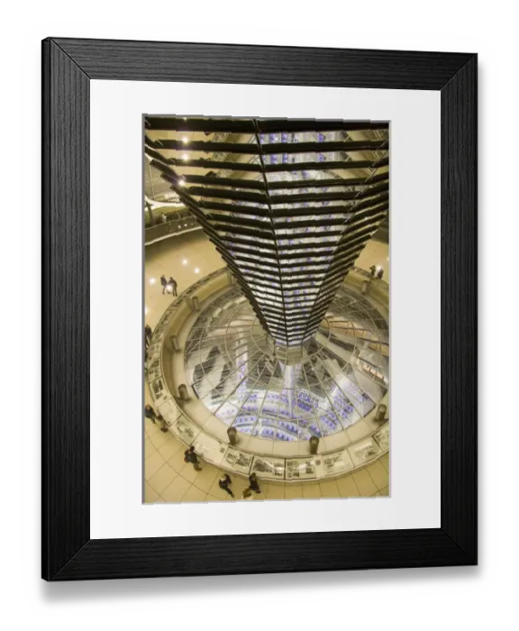 Framed Print : RM. Inside the German Parliament. Berlin. Germany