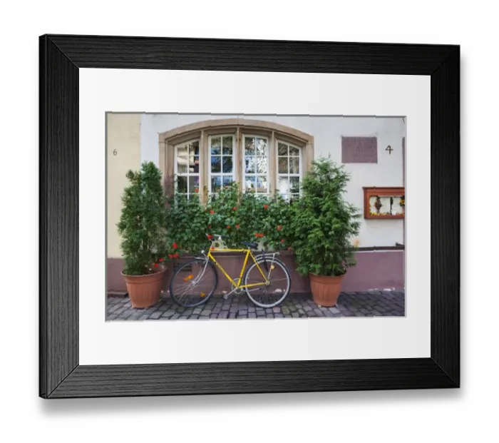 Framed Print : Germany, Baden-Wurttemburg, Black Forest, Freiburg-im-Breisgau, Altstadt, Old Town
