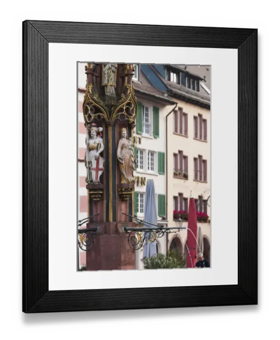 Framed Print : Germany, Baden-Wurttemburg, Black Forest, Freiburg-im-Breisgau, Altstadt, Old Town