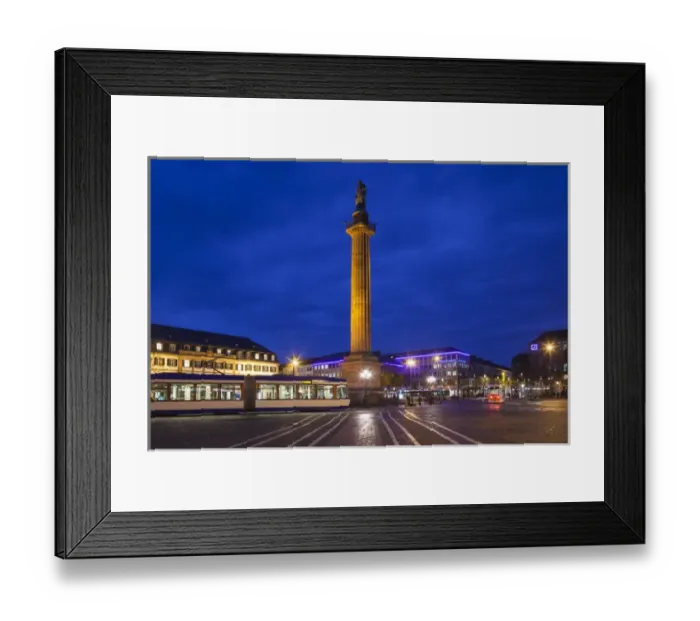 Framed Print : Germany, Hesse, Darmstadt, Marktplatz square, dawn Framed Print : Germany, Hesse, Darmstadt, Marktplatz square, dawn