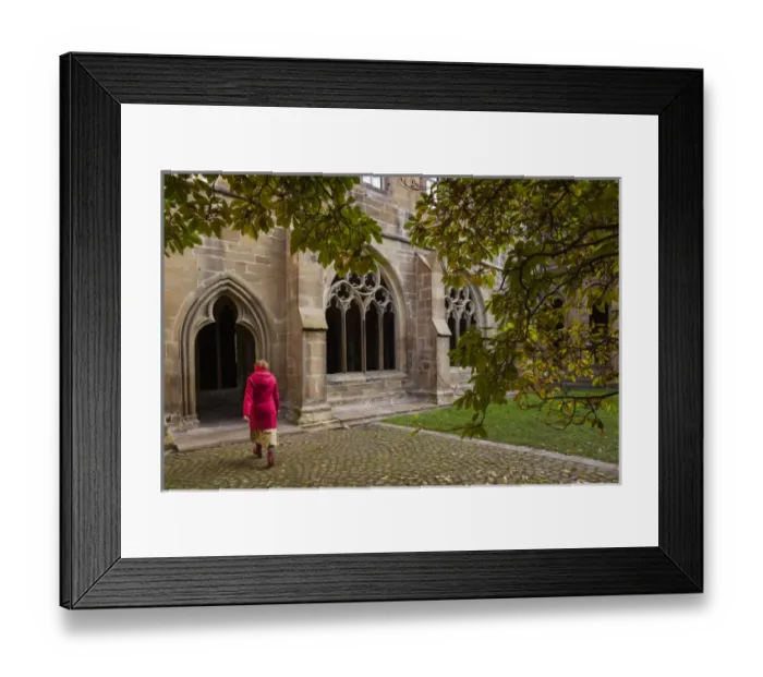 Framed Print : Germany, Baden-Wurttemburg, Maulbronn, Kloster Maulbronn Abbey, cloister, exterior