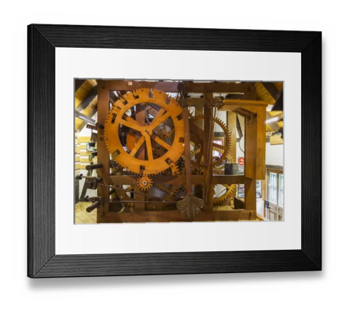 Framed Print : Germany, Baden-Wurttemburg, Black Forest, Schonach, Worlds Oldest, Largest Cuckoo Clock