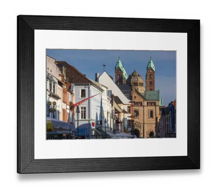 Framed Print : Germany, Rheinland-Pfalz, Speyer, Dom cathedral, exterior