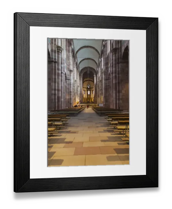 Framed Print : Germany, Rheinland-Pfalz, Speyer, Dom cathedral, interior