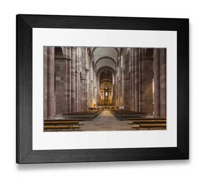 Framed Print : Germany, Rheinland-Pfalz, Speyer, Dom cathedral, interior Framed Print : Germany, Rheinland-Pfalz, Speyer, Dom cathedral, interior