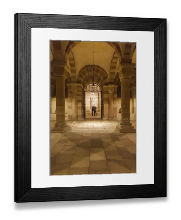Framed Print : Germany, Rheinland-Pfalz, Speyer, Dom cathedral, crypt interior