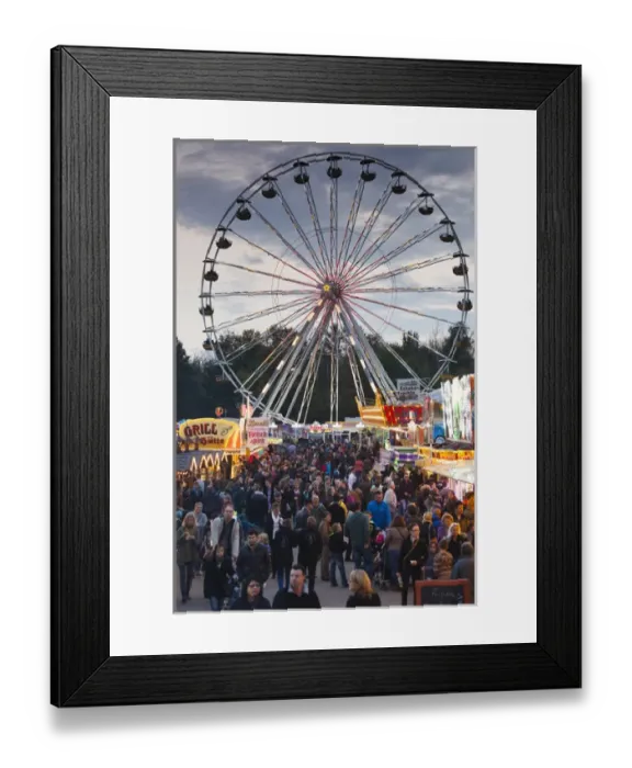 Framed Print : Germany, Rheinland-Pfalz, Speyer, autumn carnival with ferris wheel, dusk Framed Print : Germany, Rheinland-Pfalz, Speyer, autumn carnival with ferris wheel, dusk
