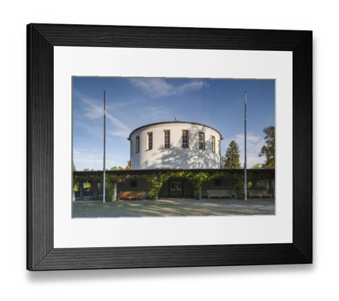Framed Print : Germany, Bavaria, Bad Tolz, old mineral bath building
