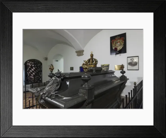 Framed Print : Germany, Bavaria, Munich, Michaelskirche church, crypt, grave of Bavarian King Ludwig II