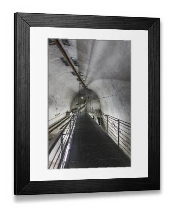Framed Print : Germany, Bavaria, Obersalzberg, former Nazi air-raid bunker Obersalzberg, bunker interior Framed Print : Germany, Bavaria, Obersalzberg, former Nazi air-raid bunker Obersalzberg, bunker interior