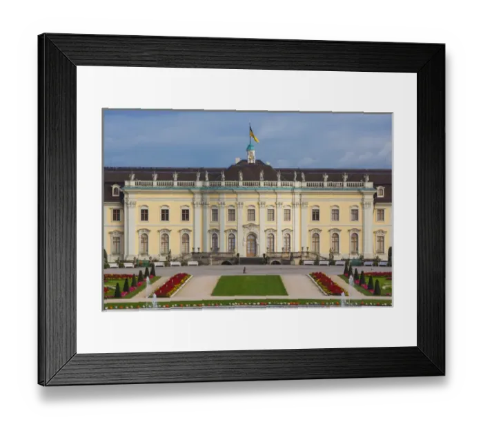 Framed Print : Germany, Baden-Wurttemburg, Ludwigsburg, Residenzschloss Palace, known as the Swabian Framed Print : Germany, Baden-Wurttemburg, Ludwigsburg, Residenzschloss Palace, known as the Swabian