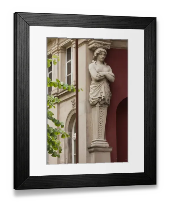 Framed Print : Germany, Baden-Wurttemburg, Baden-Baden, building detail