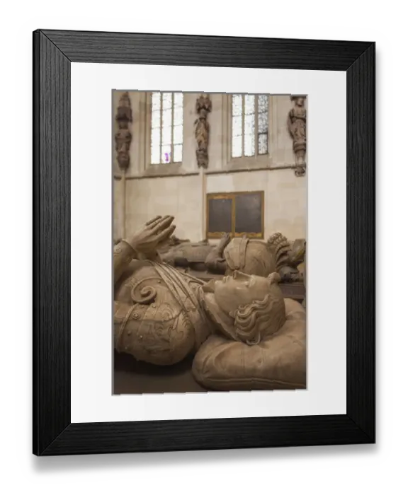 Framed Print : Germany, Baden-Wurttemburg, Tubingen, Stiftskirche church, Renaissance Royal tombs