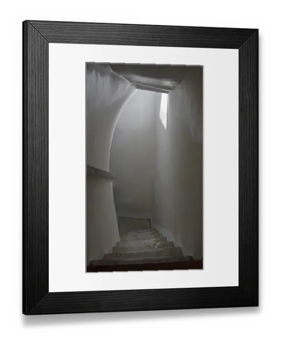 Framed Print : Europe, Greece, Amorgos. Hallway of the eleventh century Hozoviotissa Monastery. Credit as Framed Print : Europe, Greece, Amorgos. Hallway of the eleventh century Hozoviotissa Monastery. Credit as