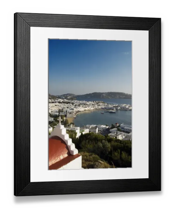 Framed Print : Greece, Mykonos, Chora. The inner harbor of Mykonos Framed Print : Greece, Mykonos, Chora. The inner harbor of Mykonos