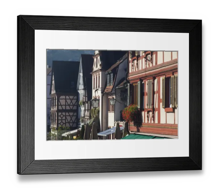 Framed Print : Germany, Baden-Wurttemburg, Black Forest, Gengenbach, town buildings Framed Print : Germany, Baden-Wurttemburg, Black Forest, Gengenbach, town buildings