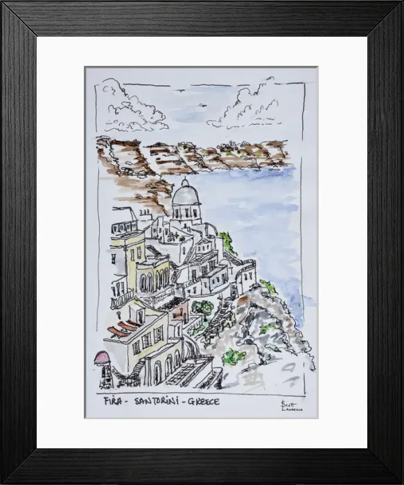 Framed Print : Artwork by Scott Lawrence